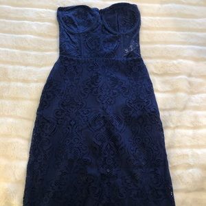 For Love and Lemons midi lace dress